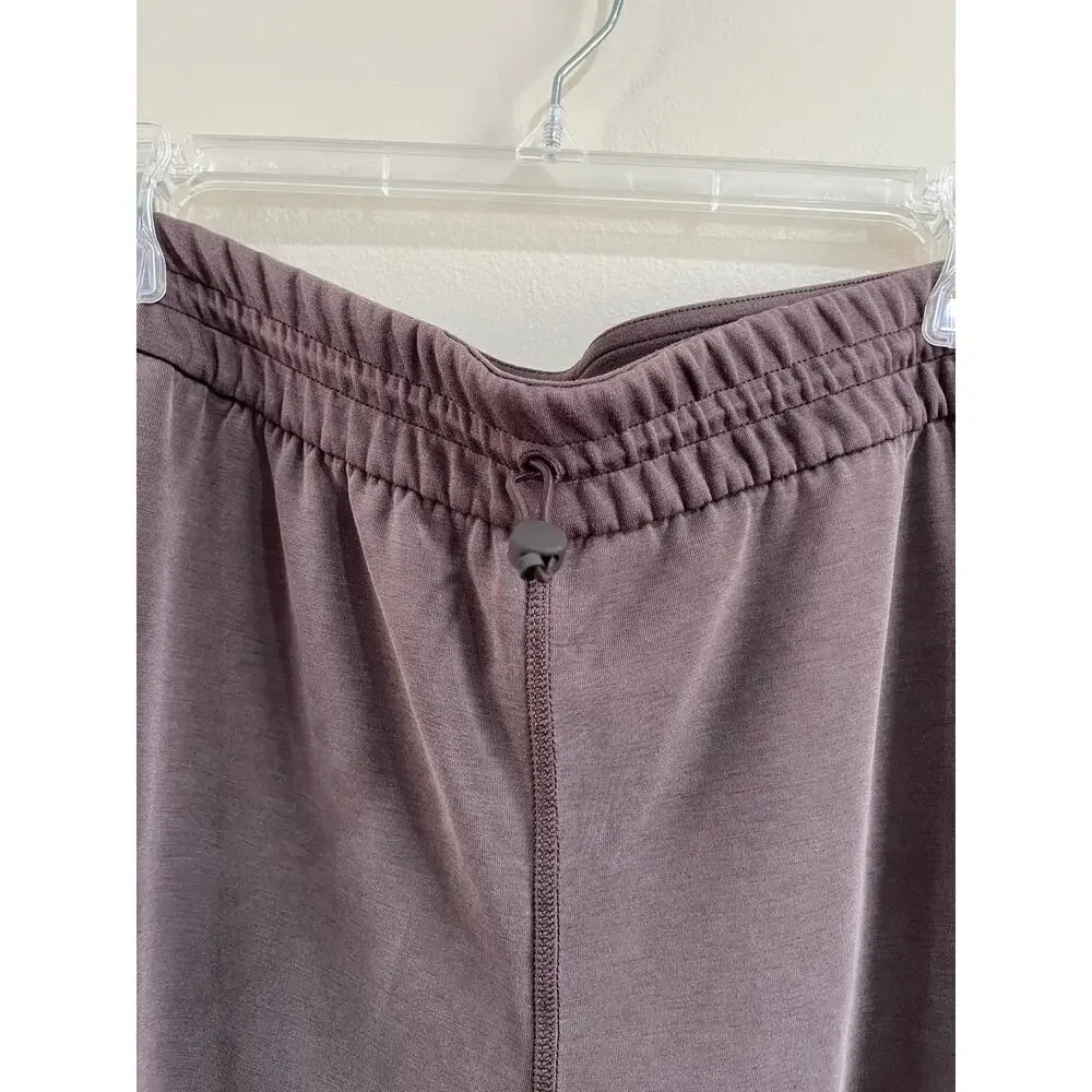 Lululemon Softstreme High Rise Pant 14 Brown Wide Leg Lounge Athleisure‎